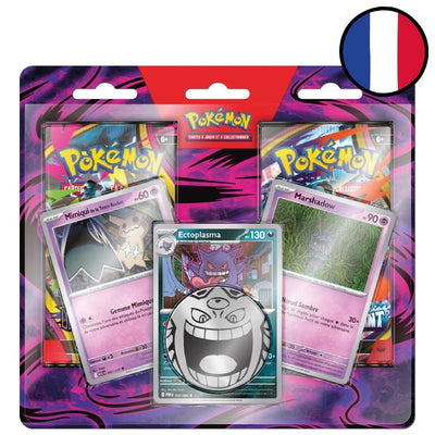 Pokémon — Pack 2 boosters Ectoplasma, Mimiqui et Marshadow