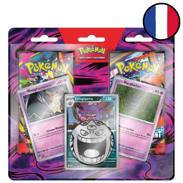 Pokémon — Pack 2 boosters Ectoplasma, Mimiqui et Marshadow