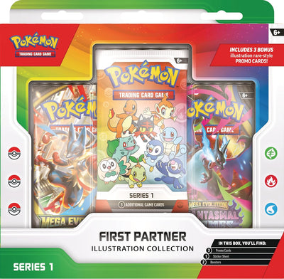 Collection Illustration Pokémon – Pokémon de départ – Série 1