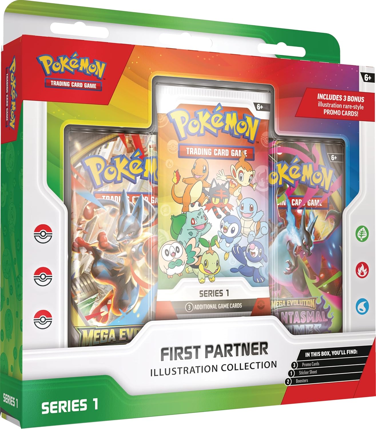 Collection Illustration Pokémon – Pokémon de départ – Série 1