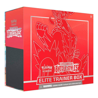 Coffret Dresseur d'Élite (ETB) Pokémon – Styles de Combat (EB05) – Rouge