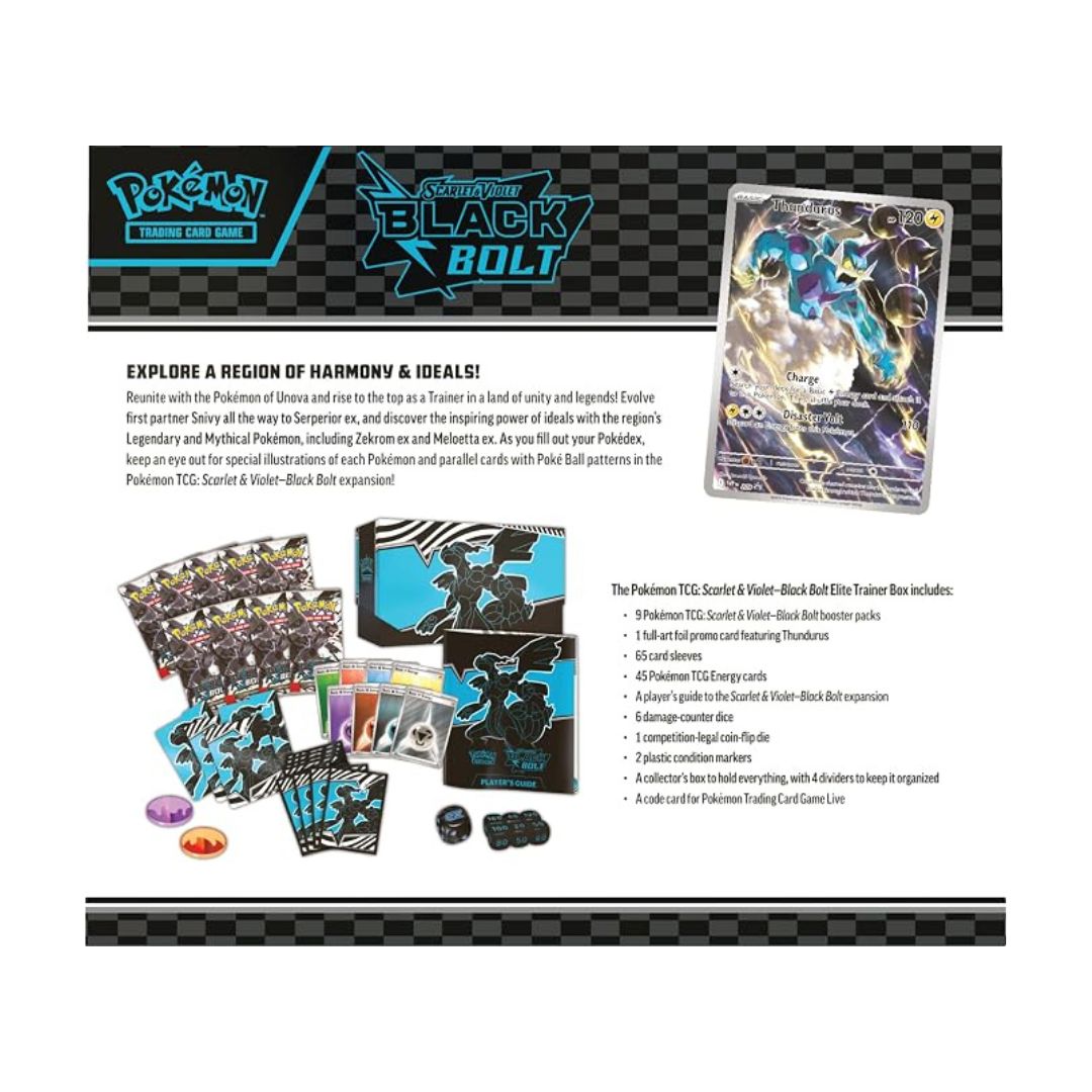 Coffret Dresseur d'Élite (ETB) Pokémon – Foudre Noire (EV10.5)