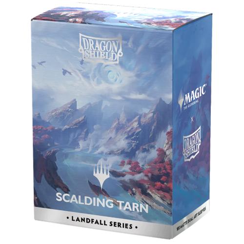 Magic: The Gathering — 100 pochettes Toucher terre Lac bouillant (Dragon Shield)