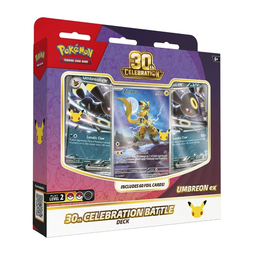 Deck de combat Pokémon – 30e anniversaire – Mentali-ex et Noctali-ex