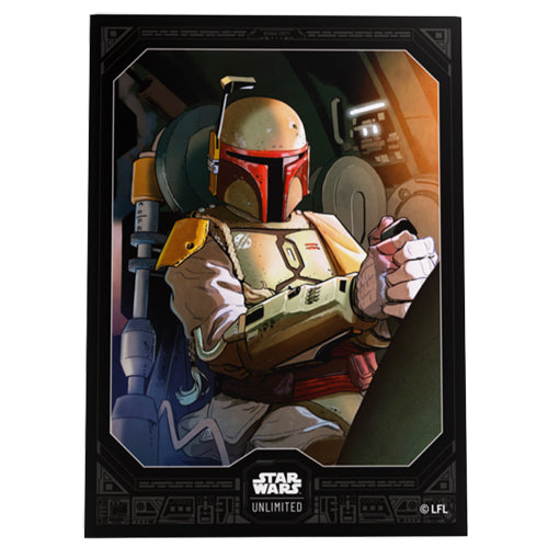 Star Wars: Unlimited — Protège-cartes illustrés Boba Fett (Gamegenic)