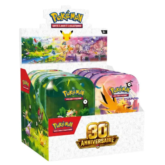 Mini boîte métallique Pokémon – 30e anniversaire