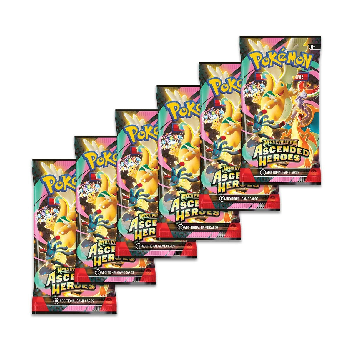 Bundle 6 boosters Pokémon – Héros Transcendants (ME2.5)
