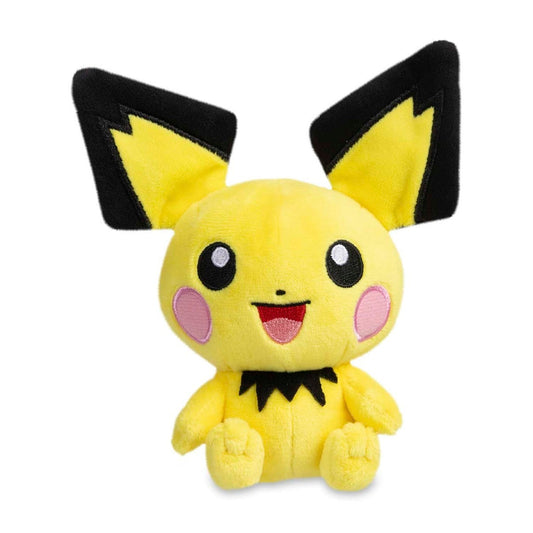 Peluche assise Pichu – Pokémon Center (18 cm)