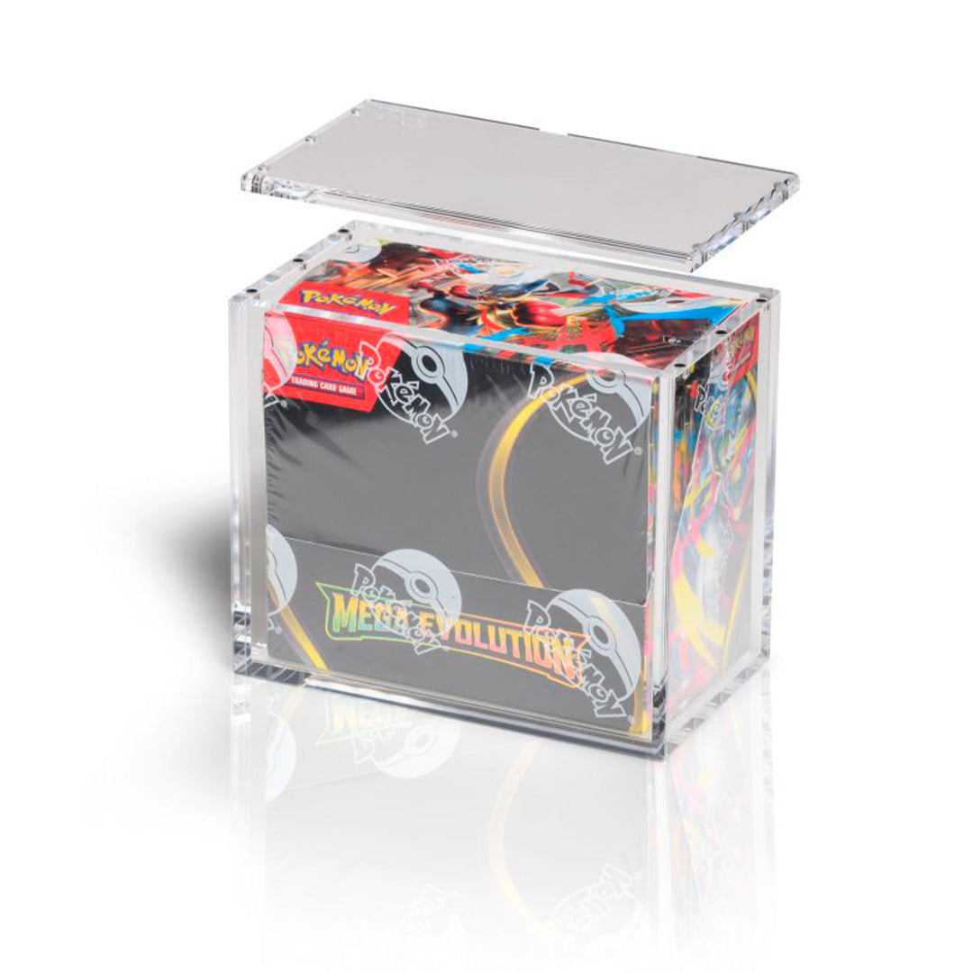 Boîte de protection en acrylique pour display de boosters