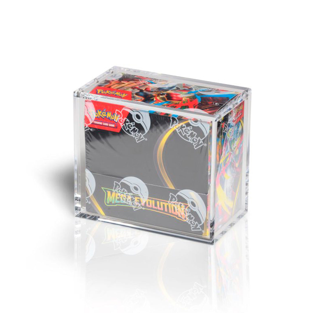 Boîte de protection en acrylique pour display de boosters