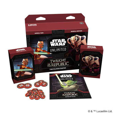 Star Wars: Unlimited — Coffret 2 joueurs Crépuscule de la République (anglais)