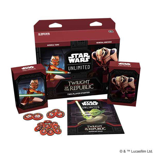 Star Wars: Unlimited — Coffret 2 joueurs Crépuscule de la République (anglais)