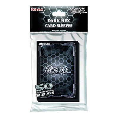 Yu-Gi-Oh! — 50 protège-cartes Hex Noir
