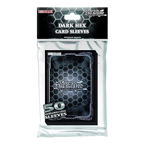 Yu-Gi-Oh! — 50 protège-cartes Hex Noir