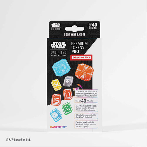 Star Wars: Unlimited — Extension jetons premium PRO (Gamegenic)