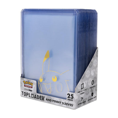 Pokémon — Lot de 25 protège-cartes rigides et pochettes Pikachu (Ultra Pro)