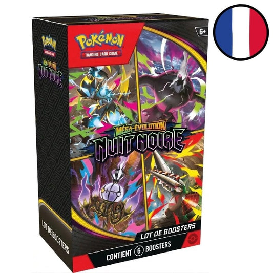 Pokémon — Lot de 6 boosters Nuit Noire