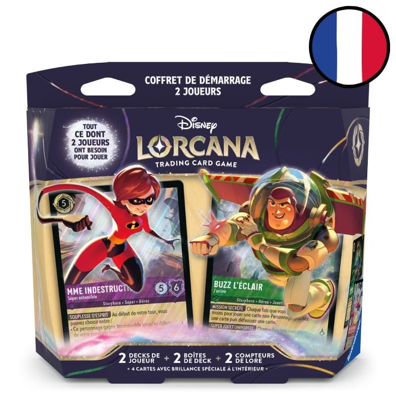 Disney Lorcana — Coffret de démarrage 2 joueurs Contrées Inconnues