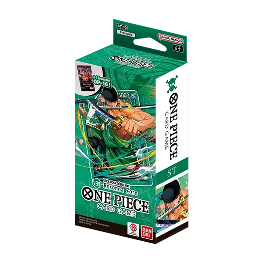 One Piece Card Game — Deck de démarrage ST-32 Vert Zoro