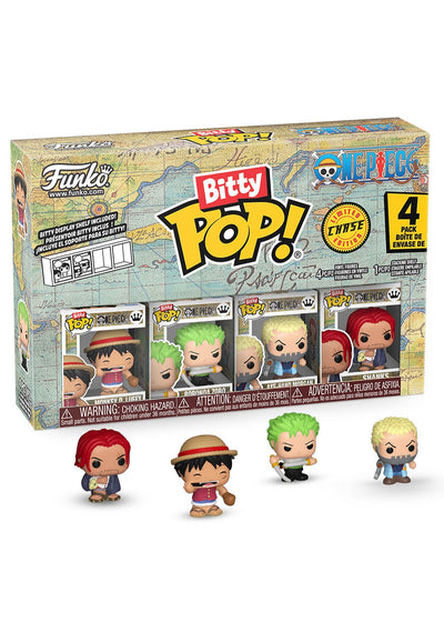 One Piece — Funko Bitty Pop! Luffy (lot de 4)