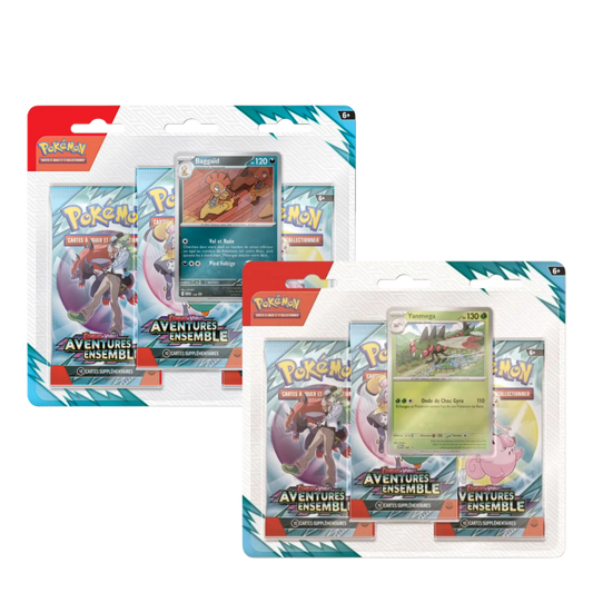 Tripack Pokémon – Aventures Ensemble (EV09) – Version française