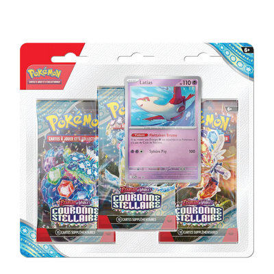 Tripack Pokémon – Couronne Stellaire (EV07) – Version française