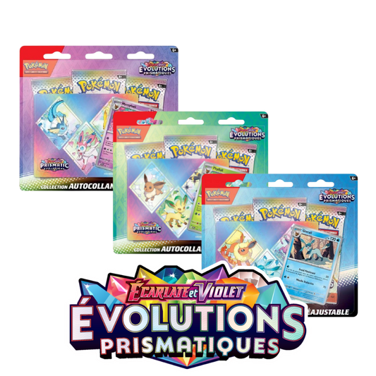 Tripack Pokémon – Évolutions Prismatiques (EV8.5) – Version française