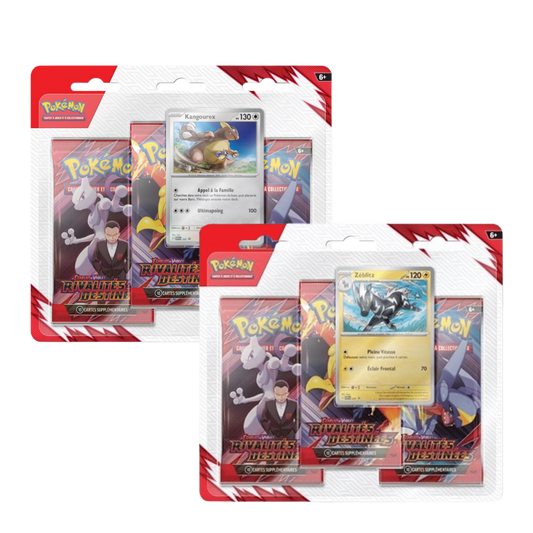 Tripack Pokémon – Rivalités Destinées (EV10) – Version française