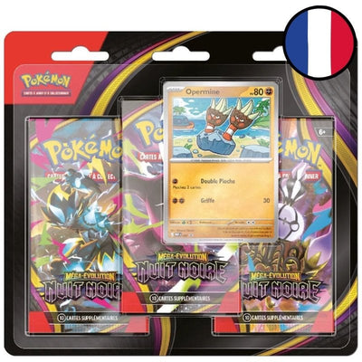 Pokémon — Tripack Nuit Noire Opermine