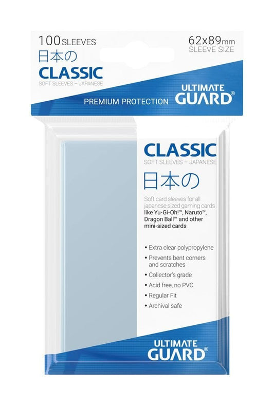 Accessoires — 100 pochettes souples classiques format japonais (Ultimate Guard)